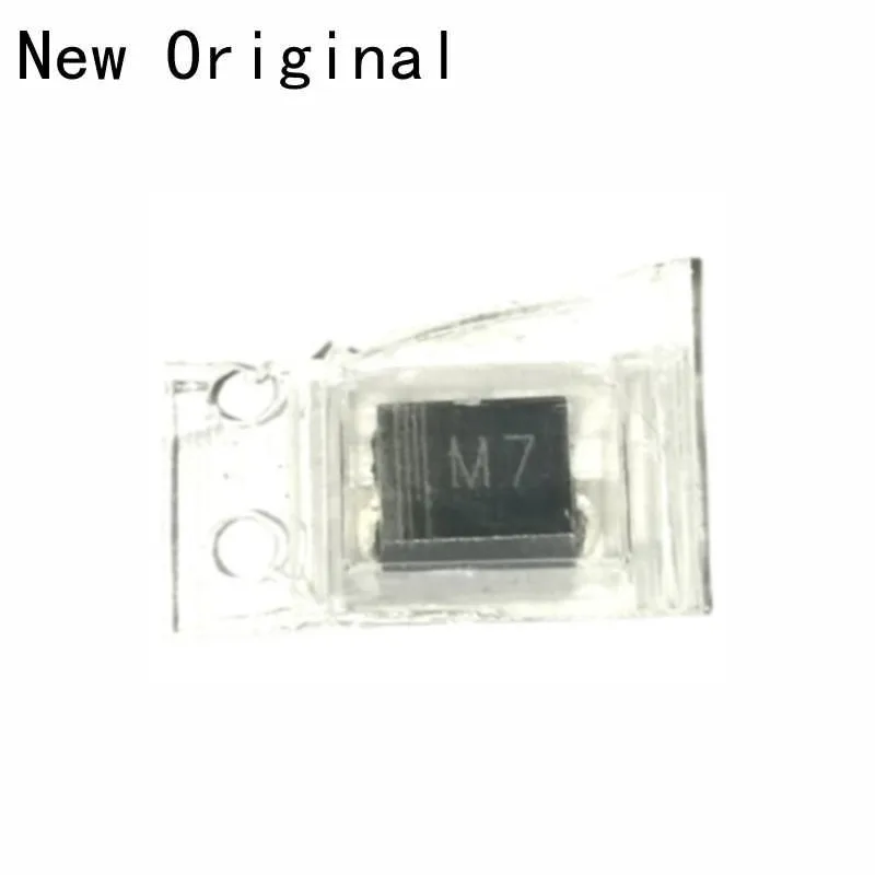 

100PCS 1N4007 IN4007 DO-214AA SMB marking code M7 1A 1000V General Purpose Rectifier