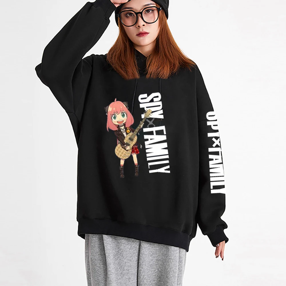 

2022 Anime Spy X Family Hoodie Men's Women Fashion Loose Pullovers Casaul Tops Harajuku Hoodie Sweatshirt Oversized Hoodies