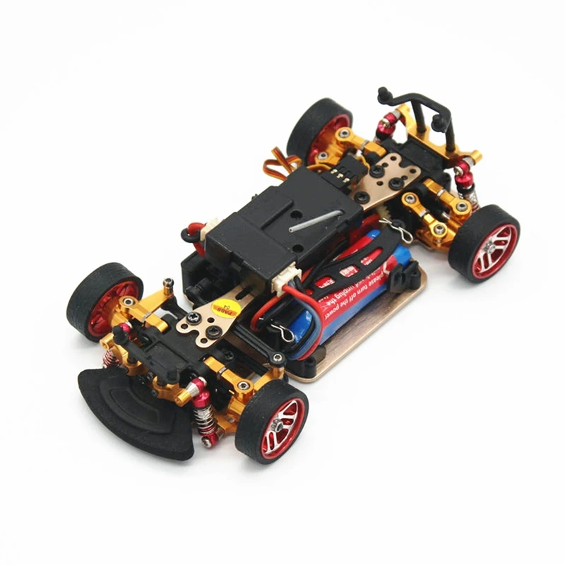 Комплект резиновых шин с металлическим ободом колеса для Wltoys 284131 K969 K989 P929 Mini-Z Mini-Q