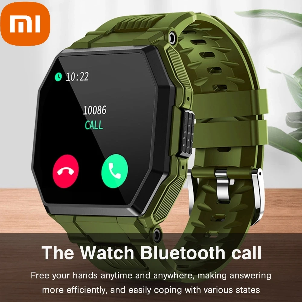 

XIAOMI Bluetooth Call Smart Watch Men Full Touch Sports Fitness Tracker New Smartwatch Blood Pressure Heart Rate Music Control