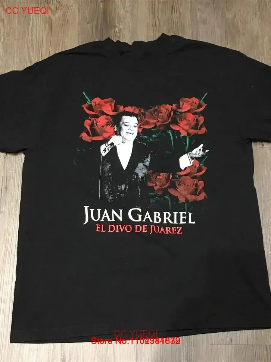 Рубашка Juan Gabriel El Divo De Juarez Tour 2014 черная унисекс S-5XL RE502