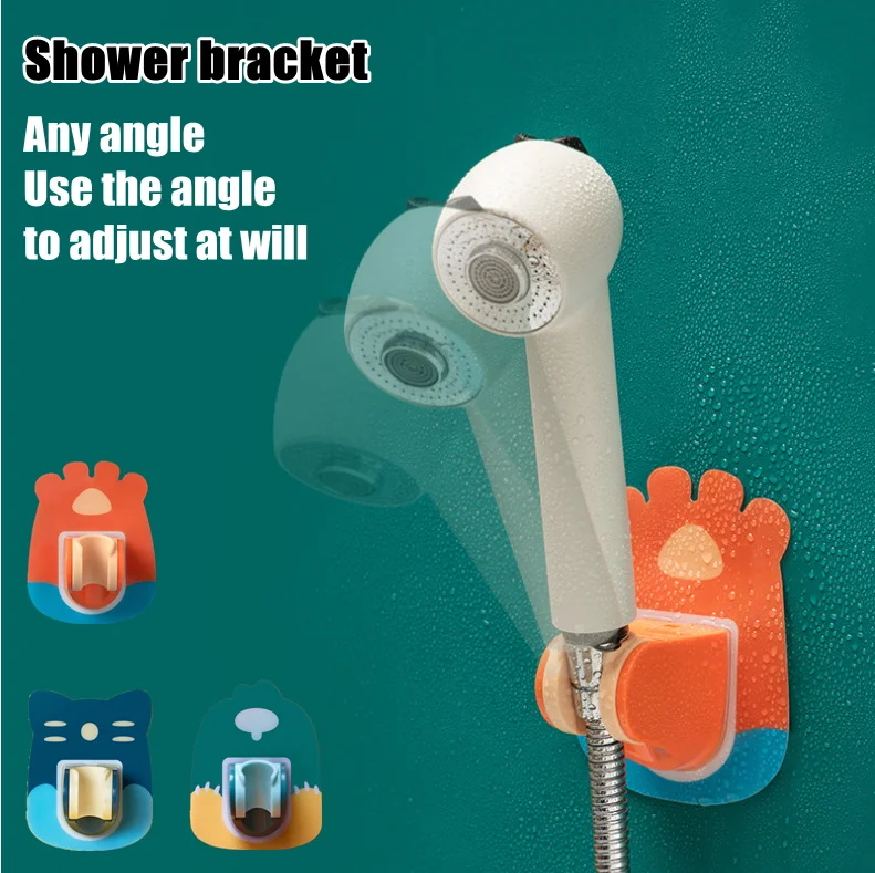 

Shower Bracket Free Perforated Base Bathroom Seamless Paste Shower Shower Bracket Nozzle Hook