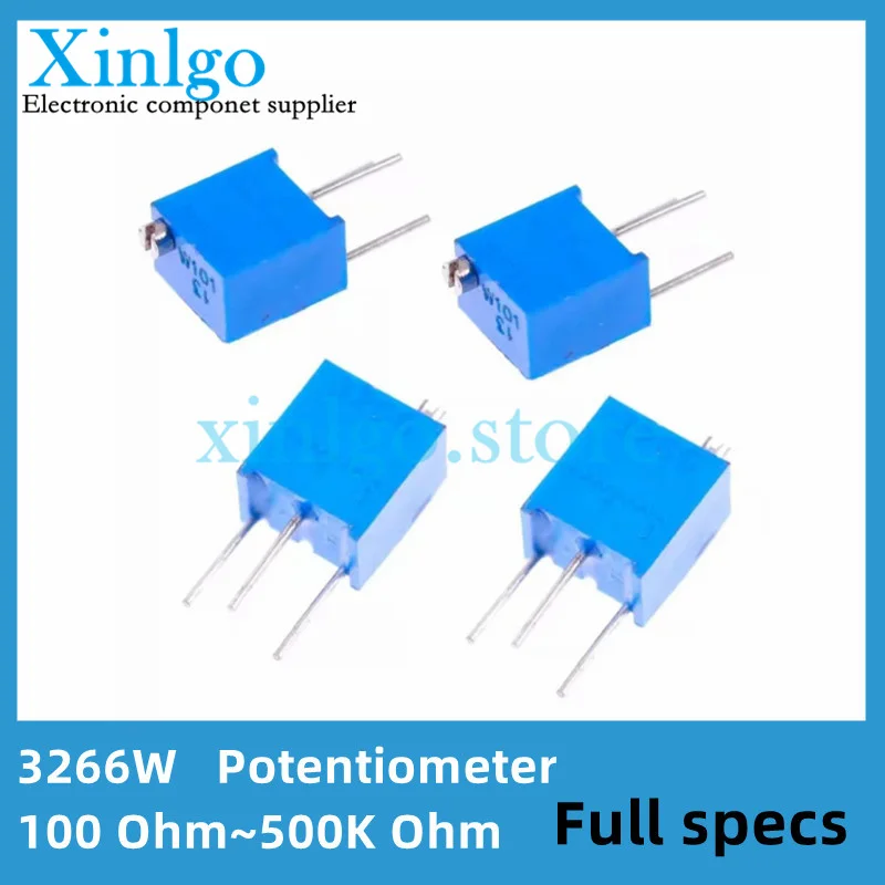 

10PCS 3266W Adjustable Precision Potentiometer 1K 2K 5K 10K 20K 50K 100K 200K 500K 103 1M 101 201 501 100R 200R 500R 100 200 500