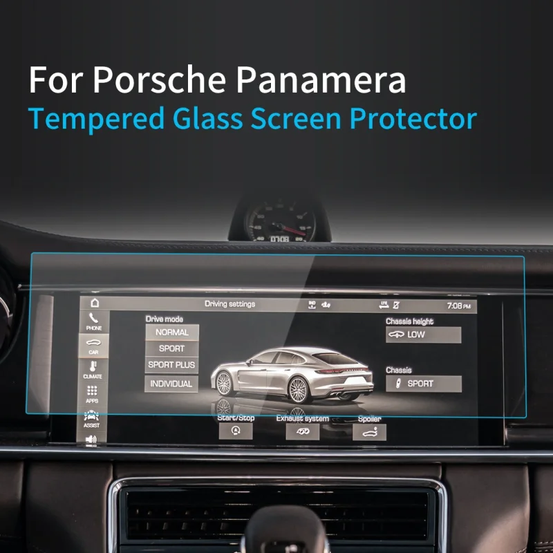 

Автомобильные наклейки Защита экрана для Porsche Panamera 2023 displayзакаленное стекло защитная пленка