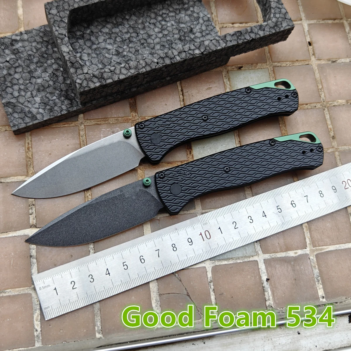 Фото Нож Good Foam Bugout 534 с алюминиевой рукоятью, шарикоподшипниками, лезвием Mark MagnaCut, карманный EDC-инструмент для кемпинга, охоты, кухни, походов, универсальный нож №1