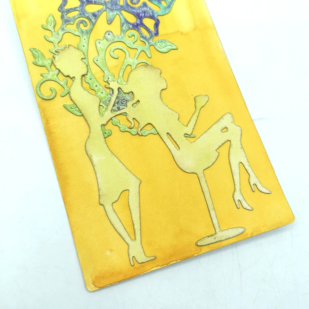 

New Barber Do Hair Cutting Stencil 3D Metal Stencil Template for DIY Craft Scrapbook Card Background Stencils 2022