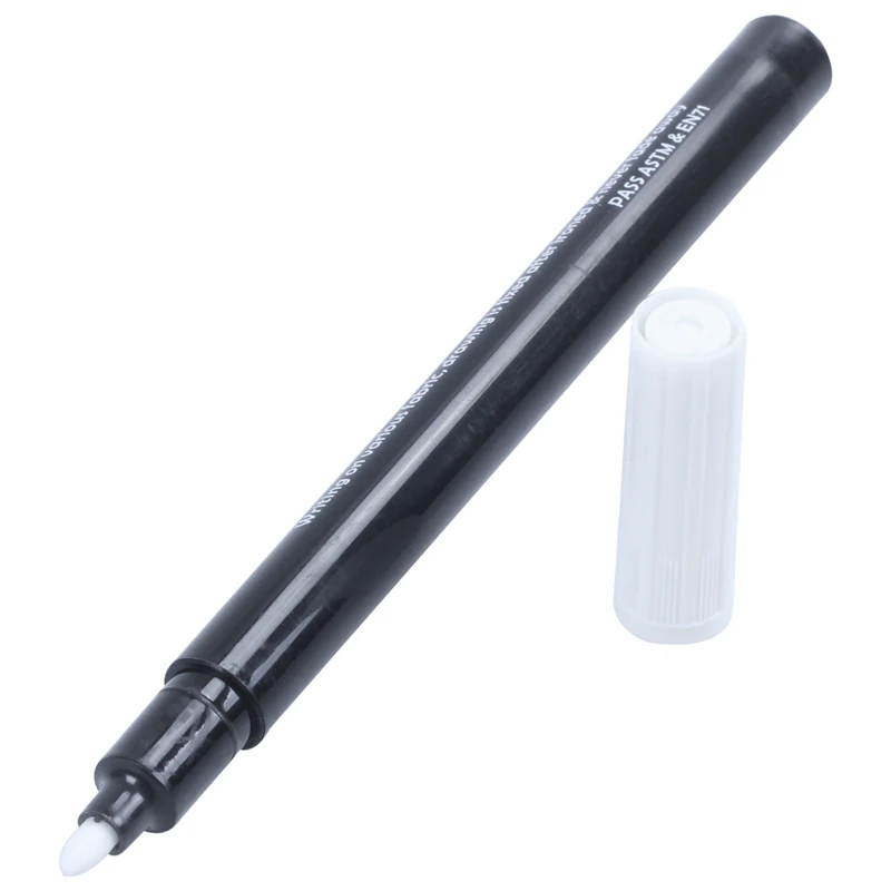 2 X Fabric Marker Pens Permanent Colors For DIY Textile Clothes T-Shirt Shoes White |