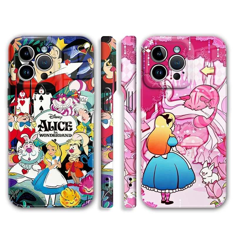 

Alice in Wonderland Feilin Film Hard Cover For Apple iPhone 14 13 12 Mini 11 Pro XS MAX XR X 8 7 Plus Phone Case Coque Capa