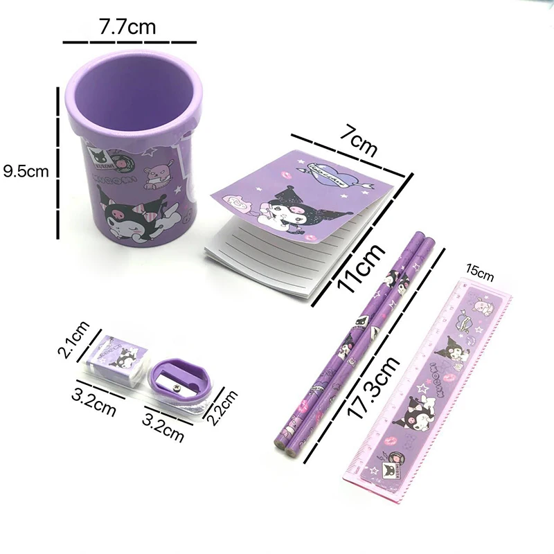 Sanrio Hello Kitty держатель для ручек стационарный набор Kuromi My Melody ластик карандашей