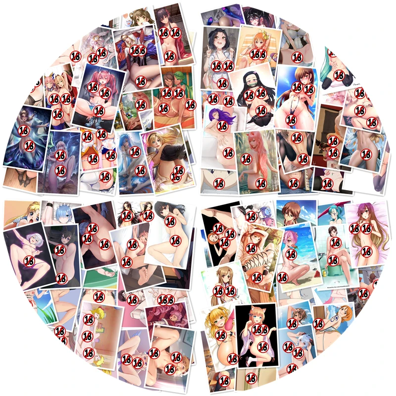 

Adult Cartoon Anime Girls Sexy Naked Uncensored Waifu Hentai Stickers for Phone Laptop Graffiti Sticker Toys Decoration T017