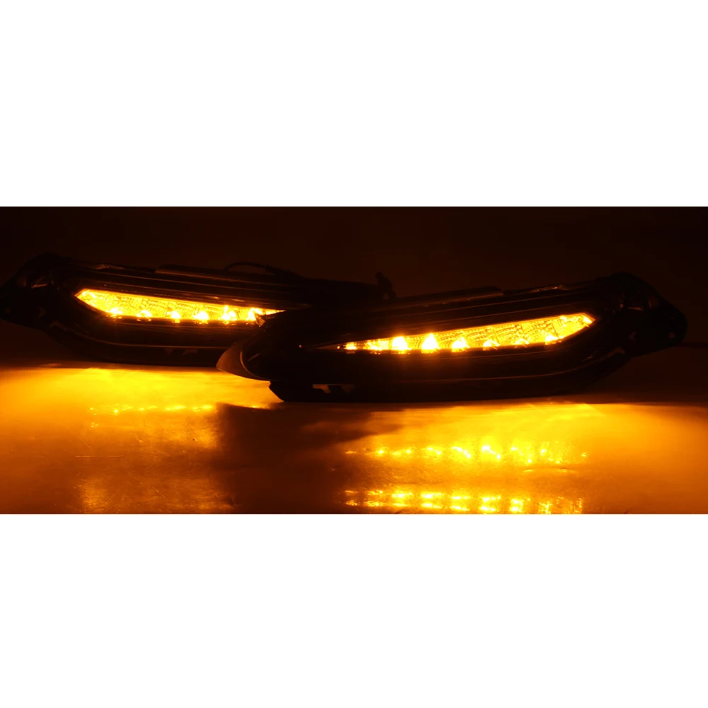 Дневные ходовые огни противотуманные фары сигнал поворота для Honda HRV Vezel 2015 2016 2017