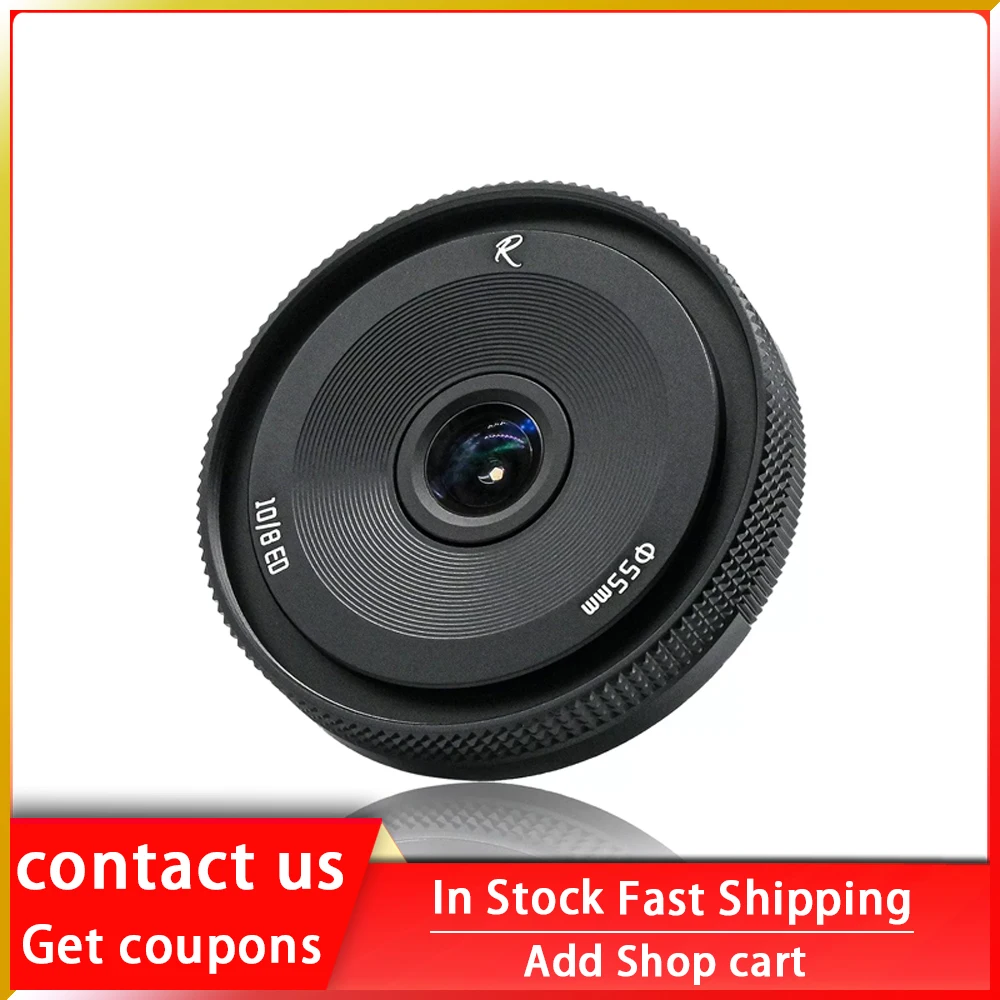 

AstrHori 10mm F8 II Ultra Wide Angle Fisheye APS-C Manual Prime Lens Compatible with Leica/Panasonic/Sigma L-Mount