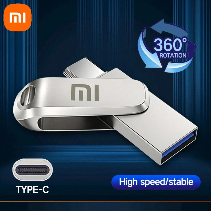 

Высокоскоростной USB-диск Xiaomi 1 ТБ с интерфейсом USB 2,0 Type-C