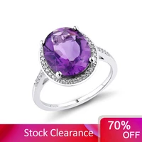 gz zongfa classic wedding women jewelry 925 sterling silver natural amethyst engagement rings jewelry