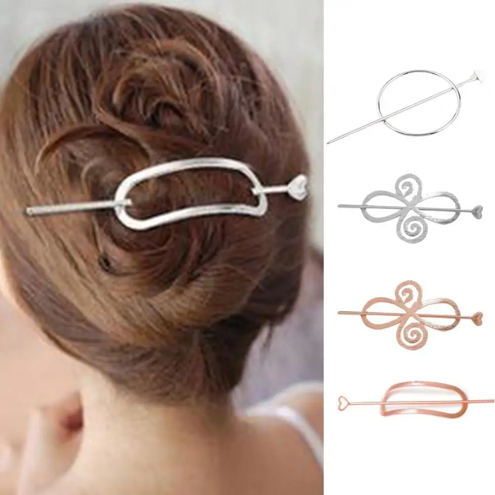 

Barrette Smooth Harmless Non-Deformed Women Bow Knot Hair Barrette Hairpin for Outdoor