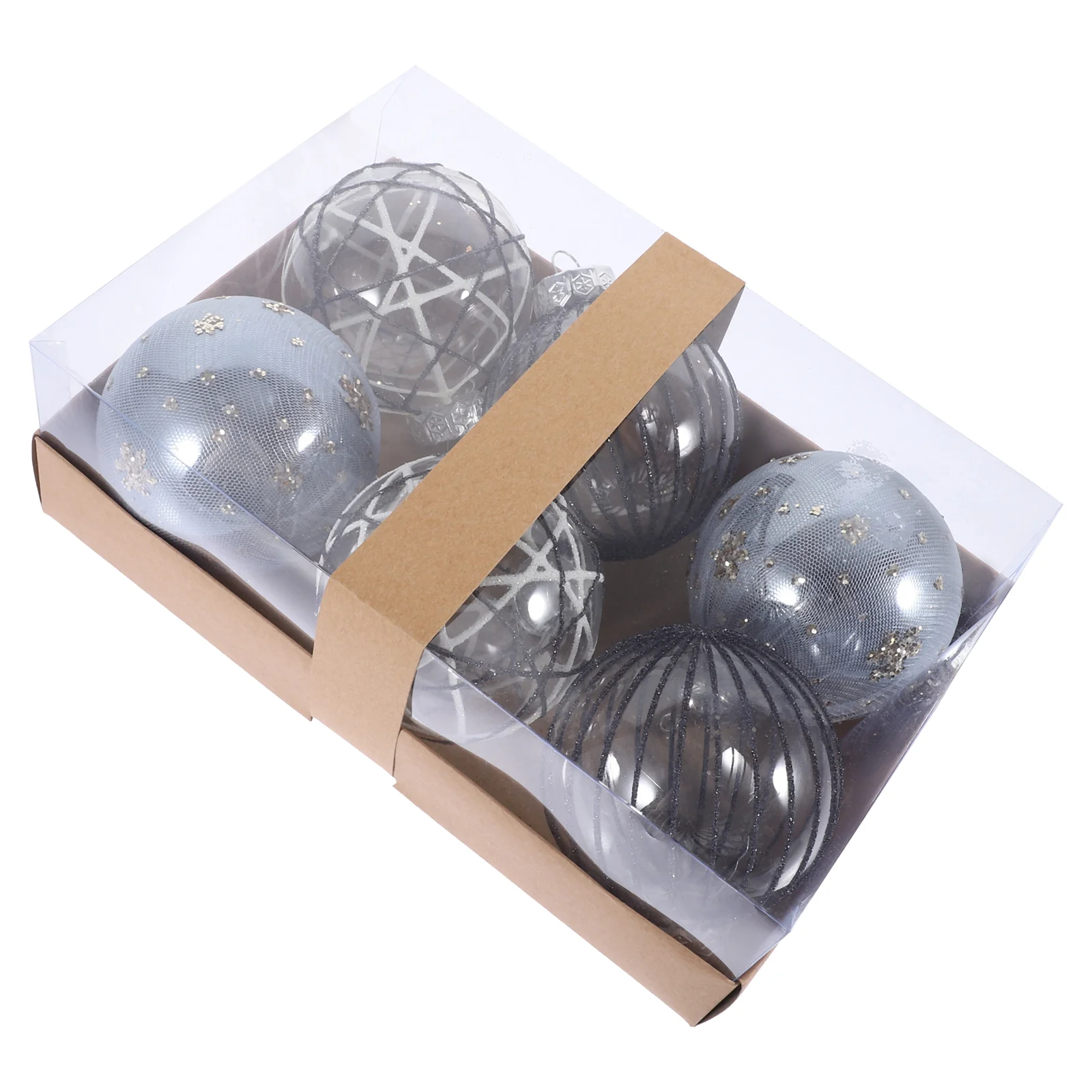 

6 Pcs Christmas Balls Tree Ornament Ornaments Xmas Party Decorations Enfeites Natal Plastic Hanging