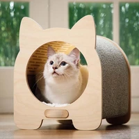 large solid wood cat climbing frame wall mount set jumping platform cat scratching board claw scraper pet products kat levert