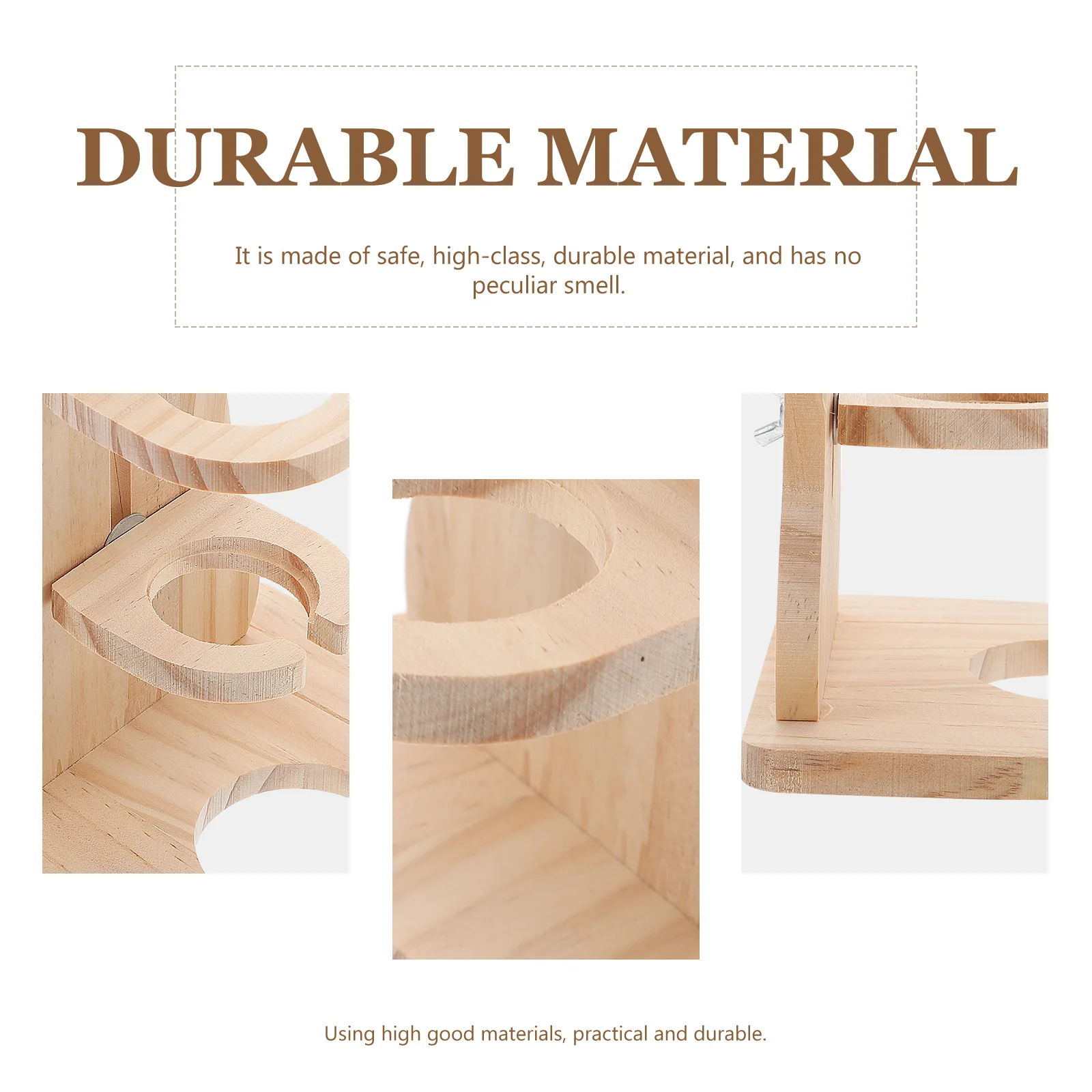 Подставка для бутылки и хомяка Маленькая деревянная подставка фонтанов домашних