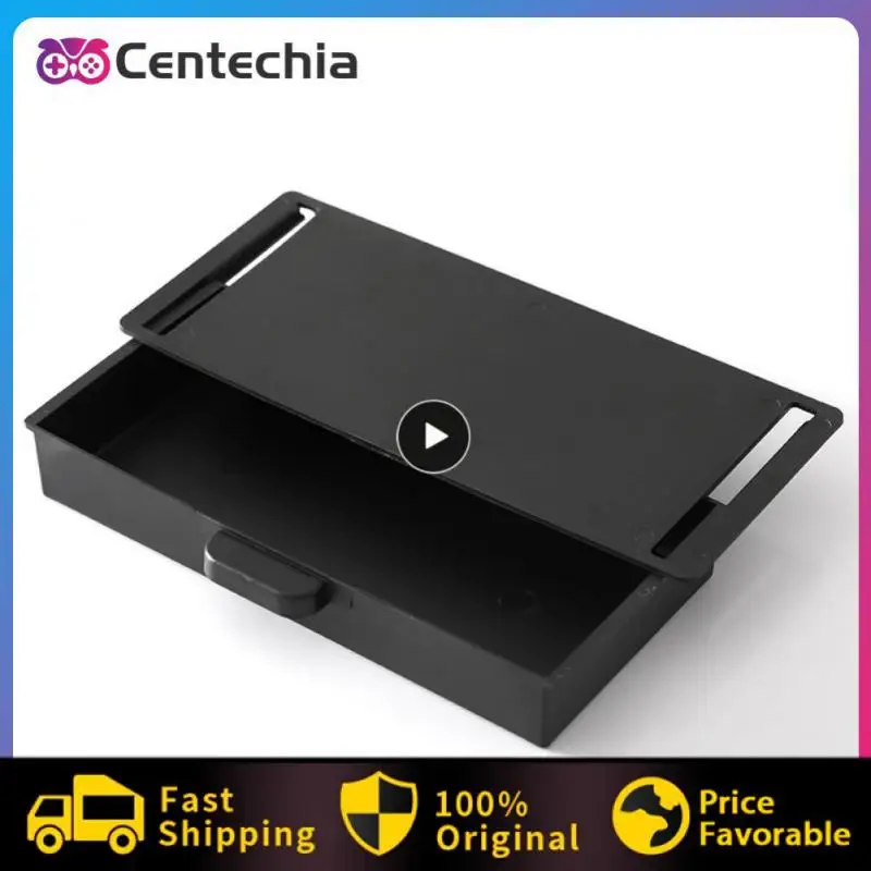 

Plastic Drawer Box Storage Box Under Desk Stand Stationery Storage Box Self-adhesive Office Home Storage Organizer