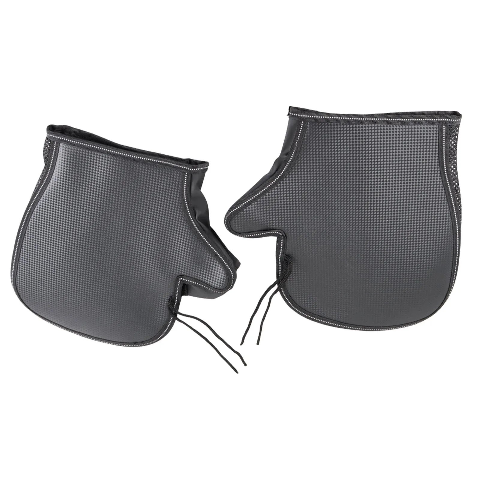 

Summer Motorcycle Handlebar Muffs Waterproof PVC Leather Mesh Gloves 3D Mesh Gloves Bottom & Side Airy Mesh Three-Dimensional