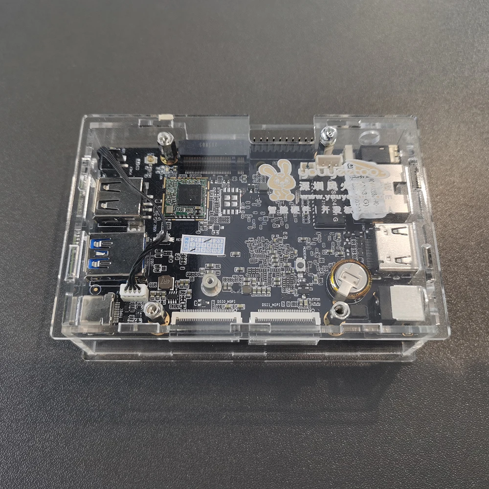 Акриловый чехол Youyeetoo для материнской платы ROC-RK3588S-PC Rockchip RK3588 8K AI