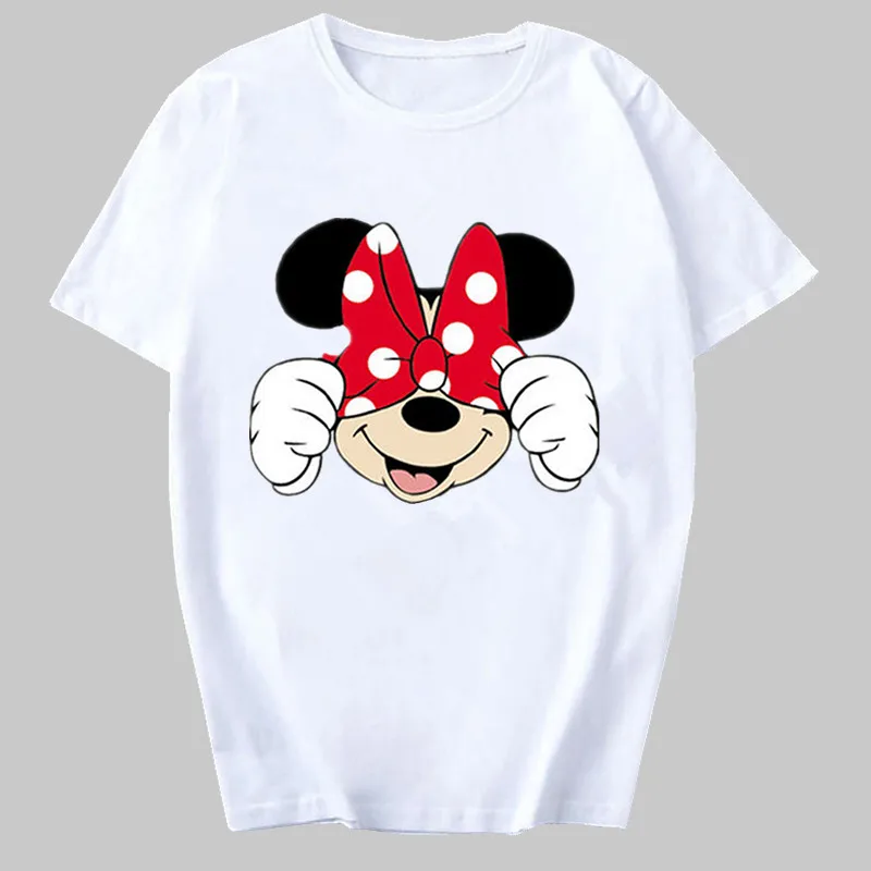 

Disney Mini mouse T Shirt Fashion Women 2021 New Harajuku Ulzzang T Shirt Femal T Shirts Summer Tops Girls Tee Woman Clothing