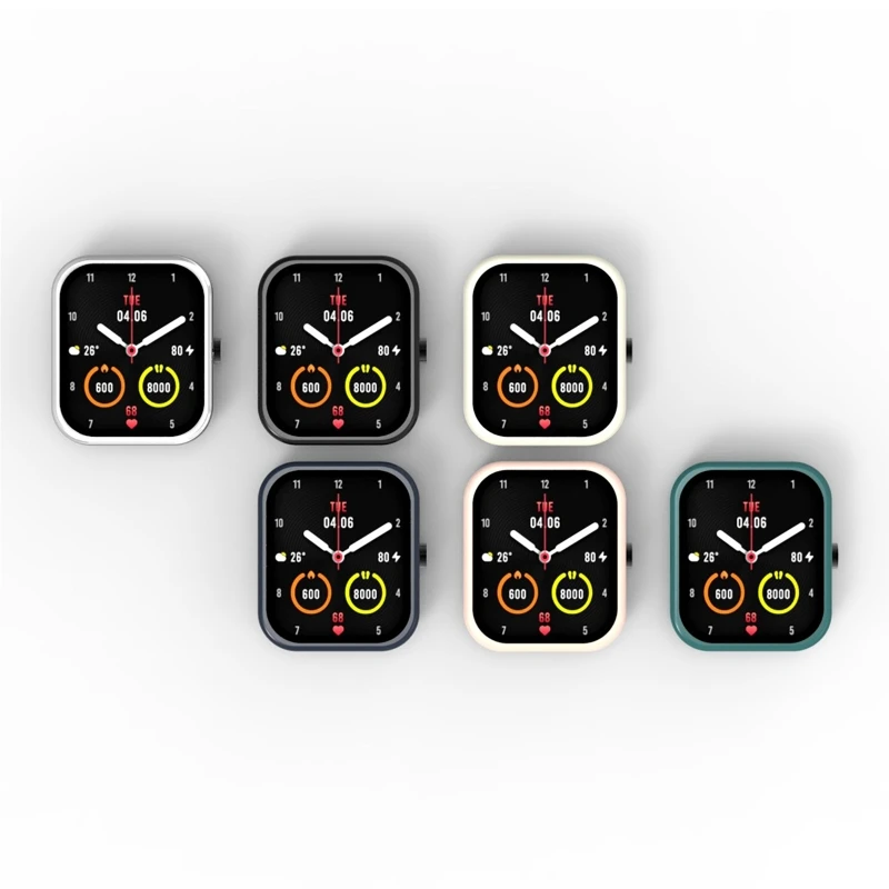 

Protective Tempered Glass Film Hard PC Cover Suitable for MaimoWatch Smartwatch Screen Bumper Shell Protector Shockproof