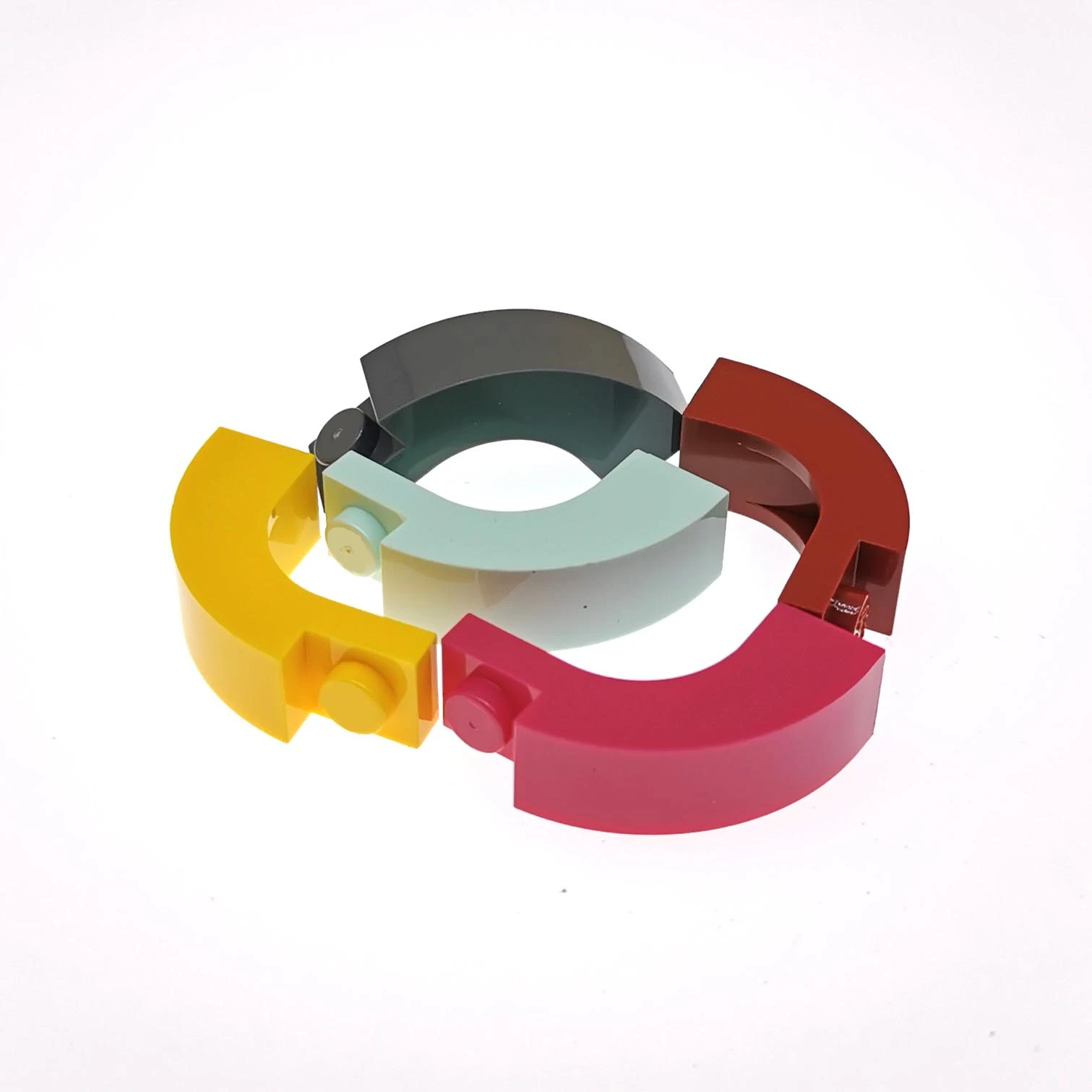 

Радужная свинья MOC детали 6005 92903 свод 1x3x2 изогнутый верх совместимый кирпич сборный конструктор «сделай сам» Детский конструктор-пазл