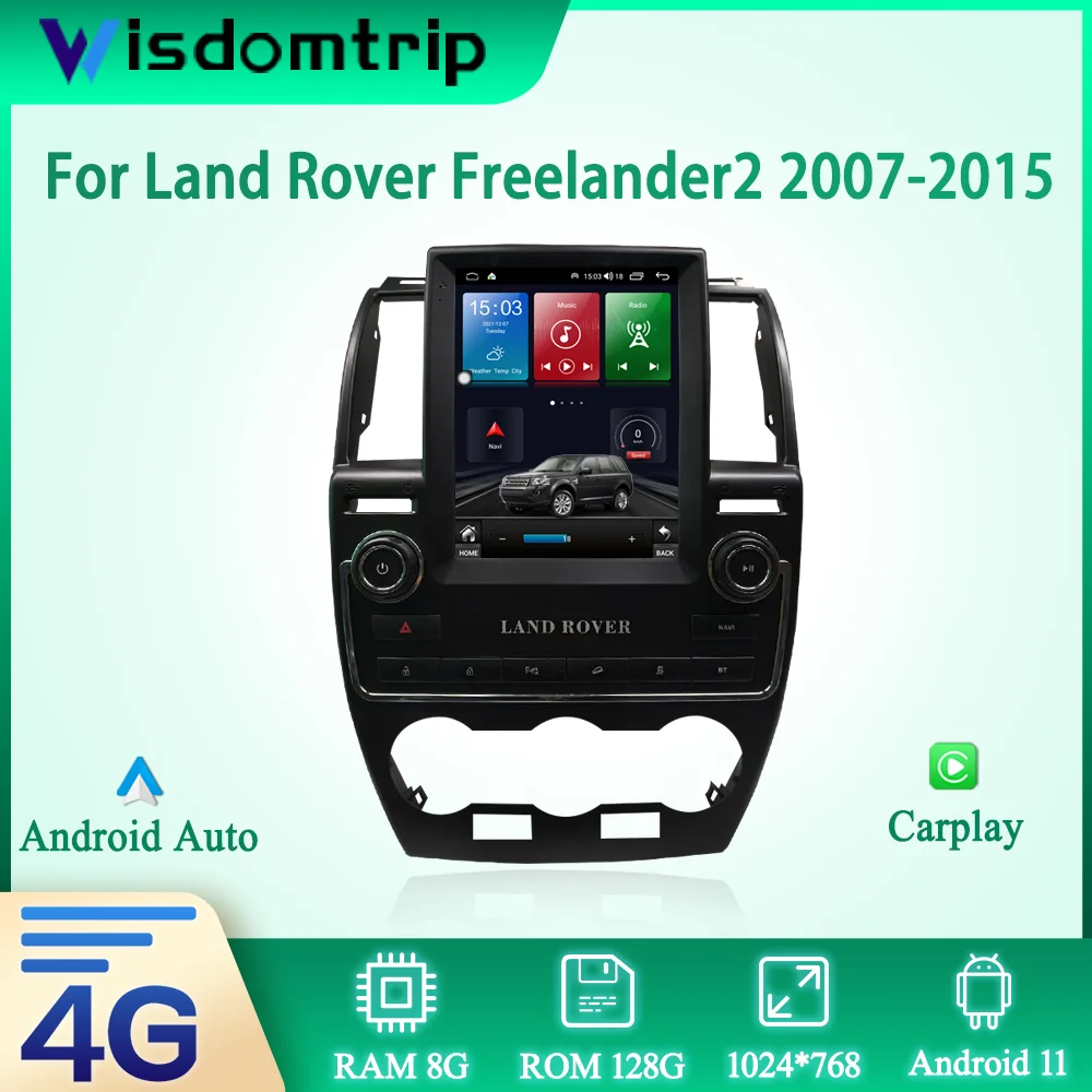 Для 2007-2015 Land Rover Freelander 2 Автомобильный умный мультимедийный видеоплеер Радио GPS