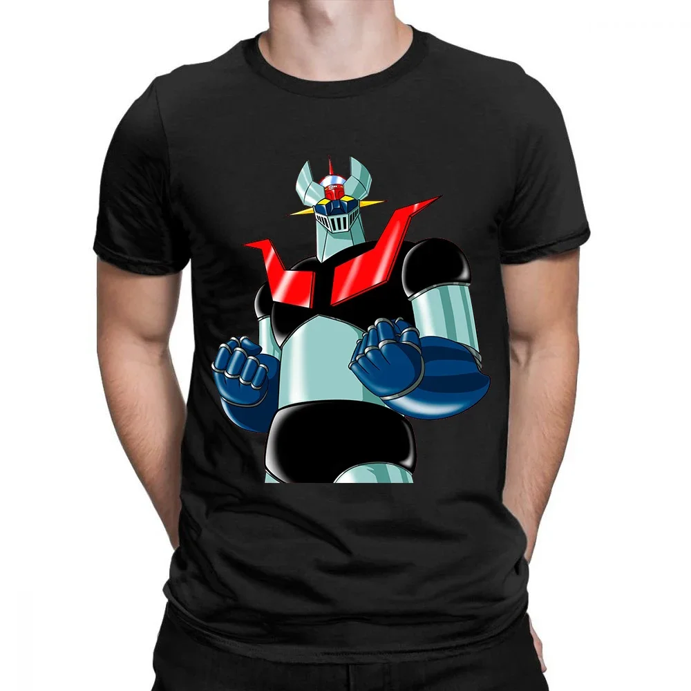 Модная уличная одежда Mazinger z аниме фильм робот футболка с графическим принтом