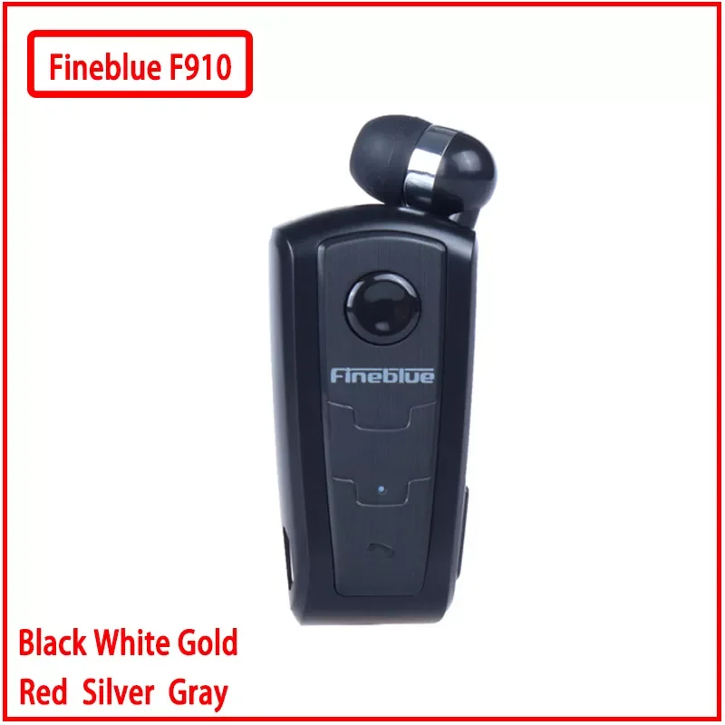 

Fineblue Bluetooth F910 Mini portable Wireless Bluetooth Earphone Headset In-Ear Vibrating Alert Wear Clip Hands Free For Phone