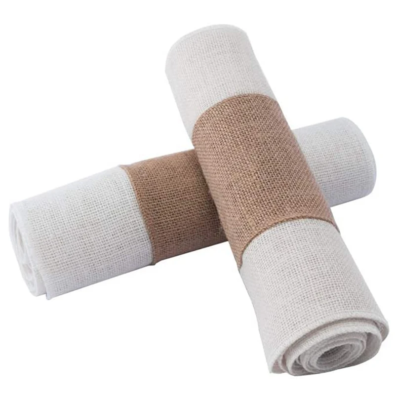 

Мешковатая скатерть для кухни, джутовая скатерть, натуральный фермерский стиль, столовая