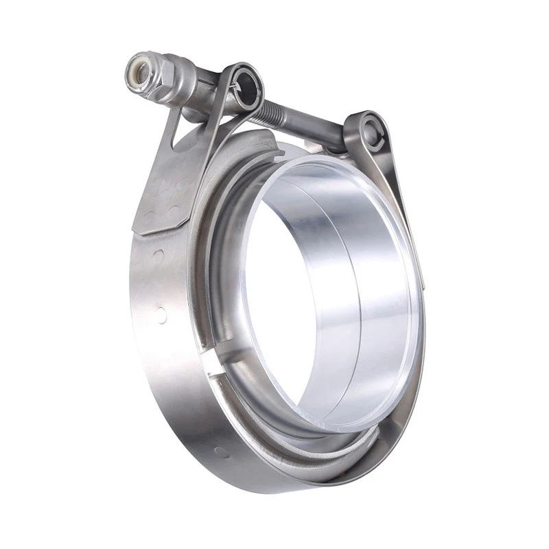 

2/2.25/2.5/2.75/3/3.5 inch 304 Stainless Steel V-Band Clamp Exhaust Clamp Male Female Flange Assembly