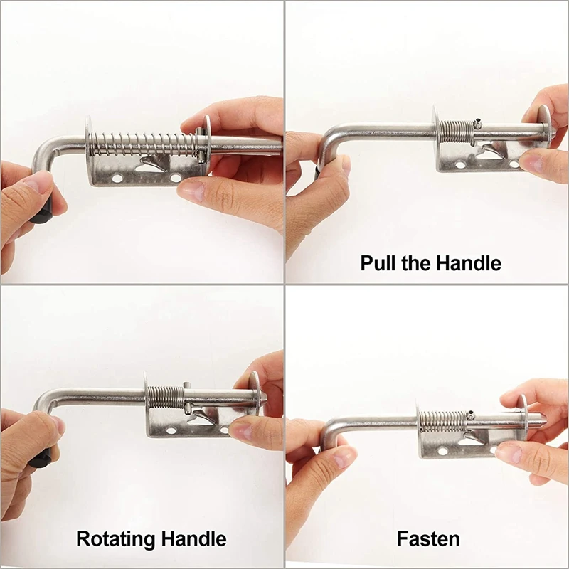 8 шт. 5-дюймовые Пружинные защелки из нержавеющей стали 304