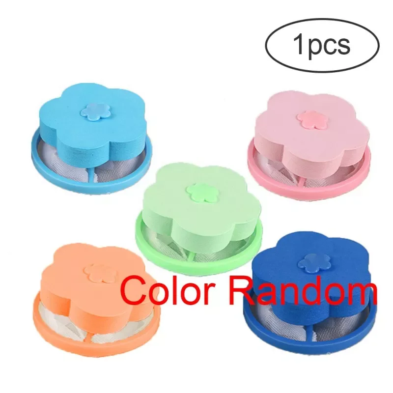 

2023New Washing Machine Floating Lint Mesh Trap Bag Hair Catcher Filter Net Pouch Cleaning Balls Bag Household Tool