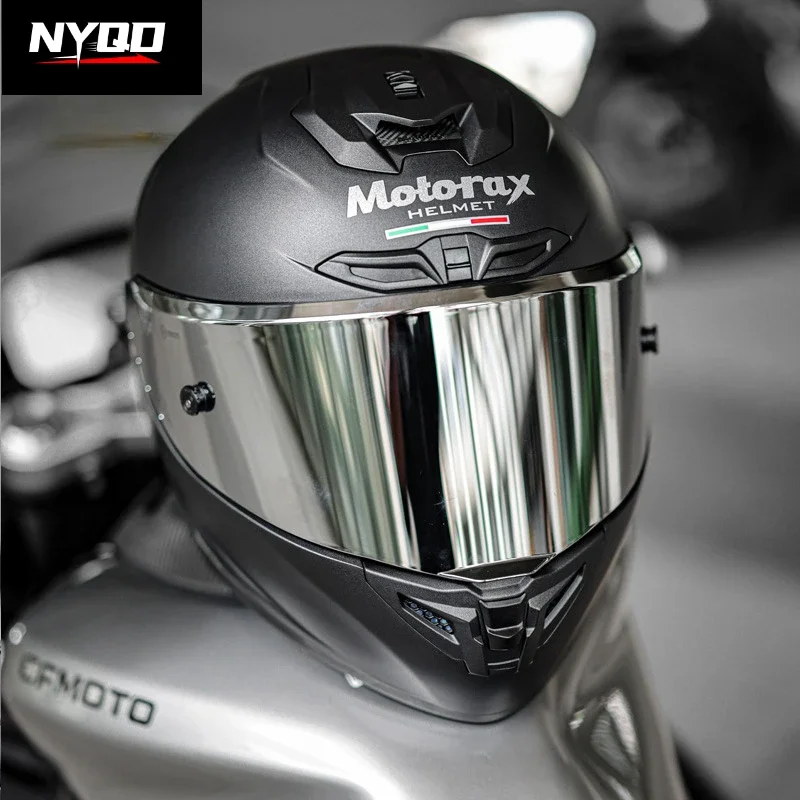 Черный шлем Motorax/Morris R50S Koi Star мужской и женский индивидуальный крутой