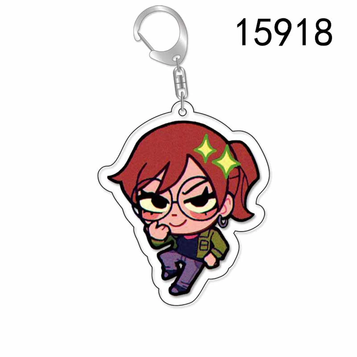 Аниме GOODS акриловый брелок милый y2k Crooked boy Scott для ключей сумки ключи от машины