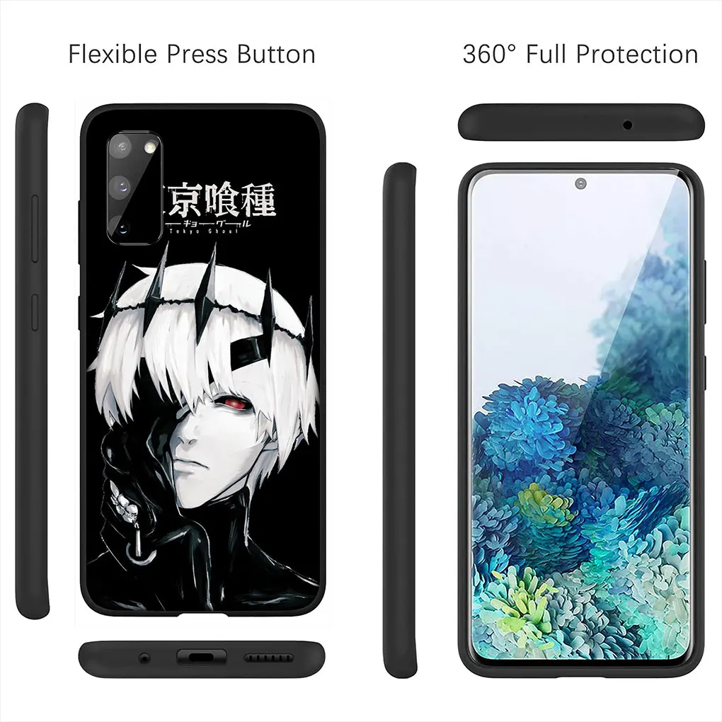 Tokyo Ghoul ken kaneki Cartoon Phone Cover Case for Xiaomi Redmi Note 12 11 10 9 Pro 9S 10S 11S 9A 9C NFC 9T 10A 10C 12C Casing