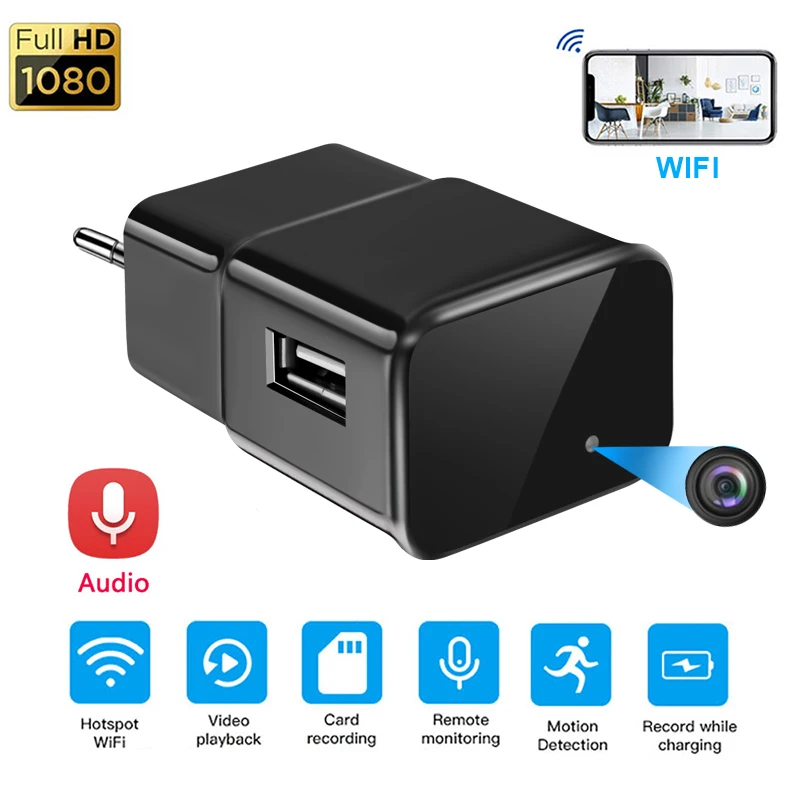

Мини-камера видеонаблюдения 1080P Full HD с поддержкой Tf-карты и Wi-Fi