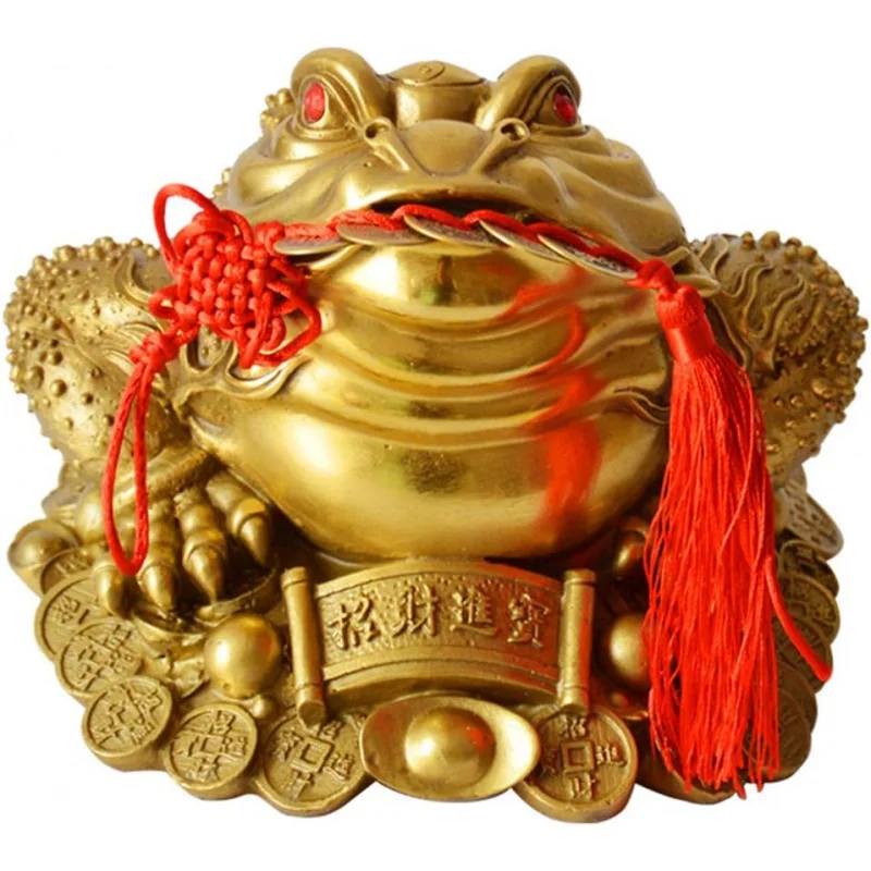 Фэн-шуй из латуни искусственное богатство с тремя ногами традиционный набор 5