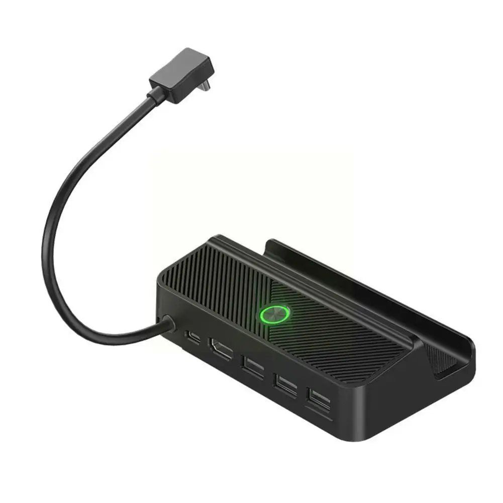 

Док-станция 5 в 1 для Steam Deck, базовая Подставка для телевизора, разветвитель HDMI, совместим с смартфоном, 4k, RGB-разветвитель с зарядным устройств...