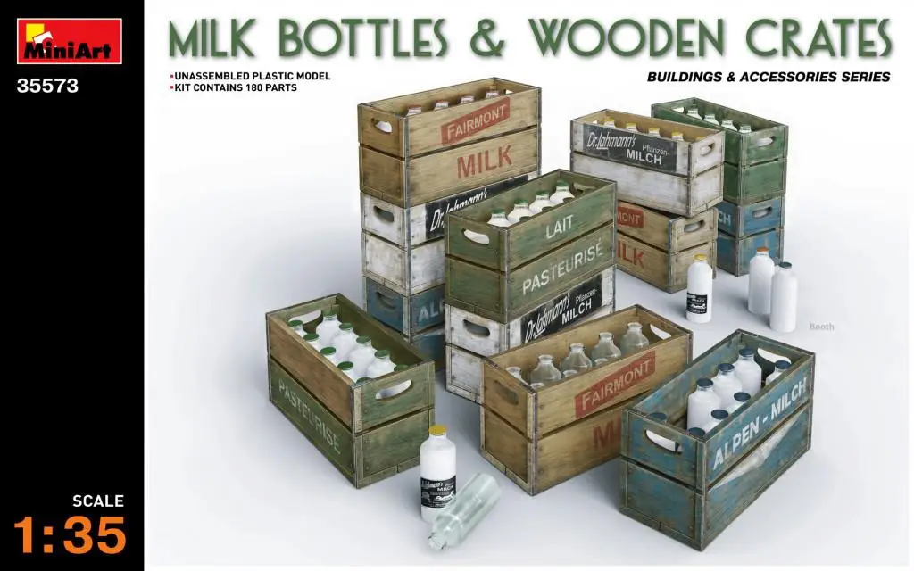& Wooden Crates - Scale Model Kit
