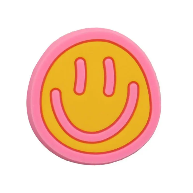 Hot sell 7pcs/set smile Shoes Accessories PVC Bad Bunny Shoe Decorations Fit Kids Croc Jibz Charm X-mas Gift