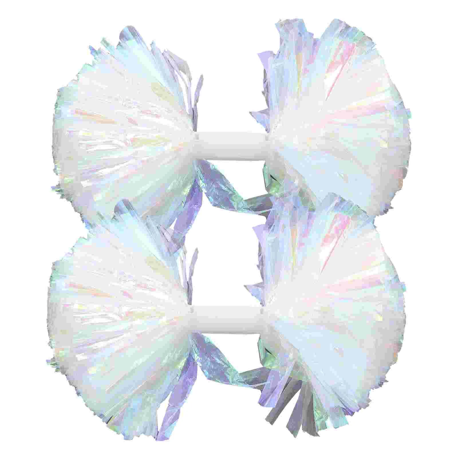 

2pcs Lightweight Colorful Practical Fine Dancing Poms Cheer Squad Poms Cheering Poms for Adults