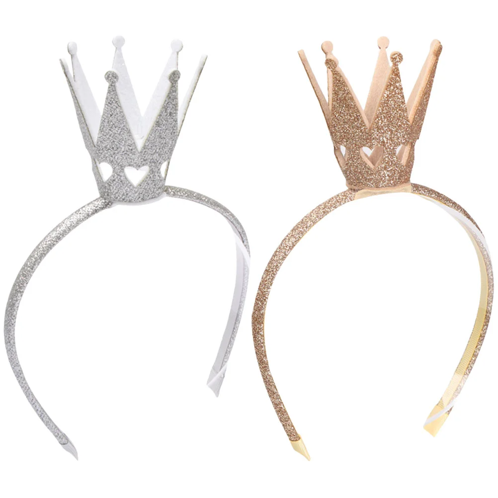 

Headband Birthday Tiara Kids Girls Party Headbands Girl Littlehairqueen Accessory Shiny Gifts Favorshats Hat Band Accessories