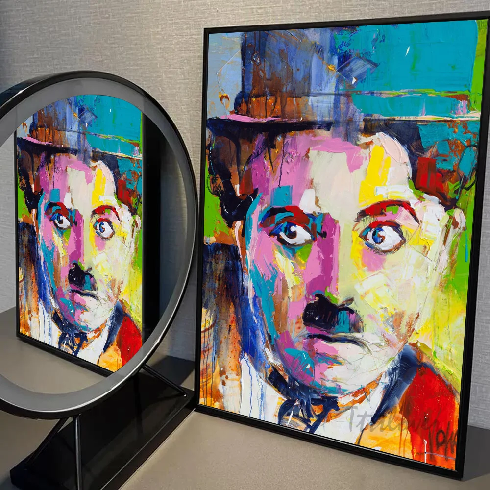 C- Charlies C-каплины плакат настенное искусство домашний декор комнаты цифровая