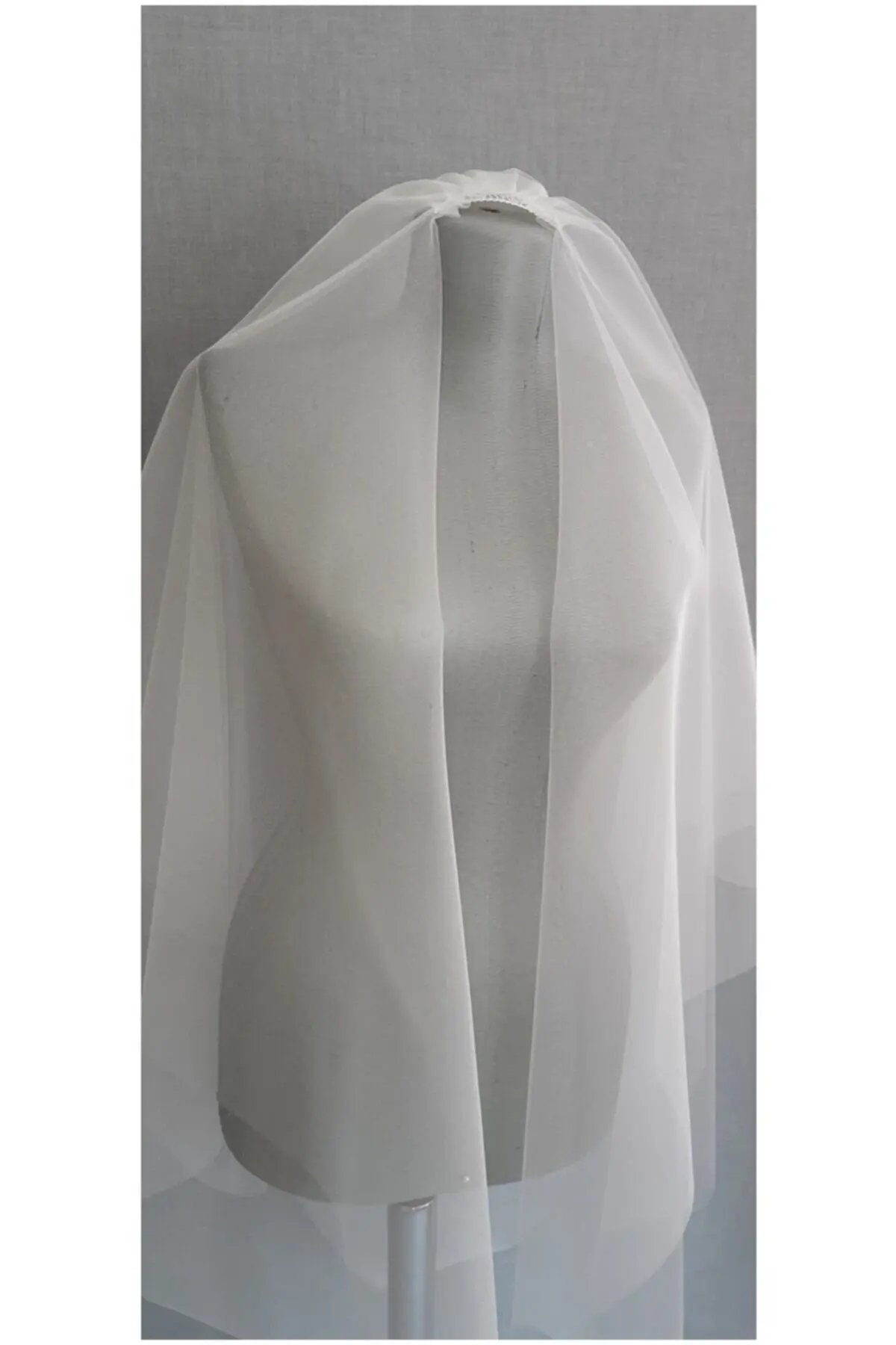 

2022 new Off White Bright Dream Tulle Edge Straight 1 mt25cm Size Wedding Bridal Accessory Marriage