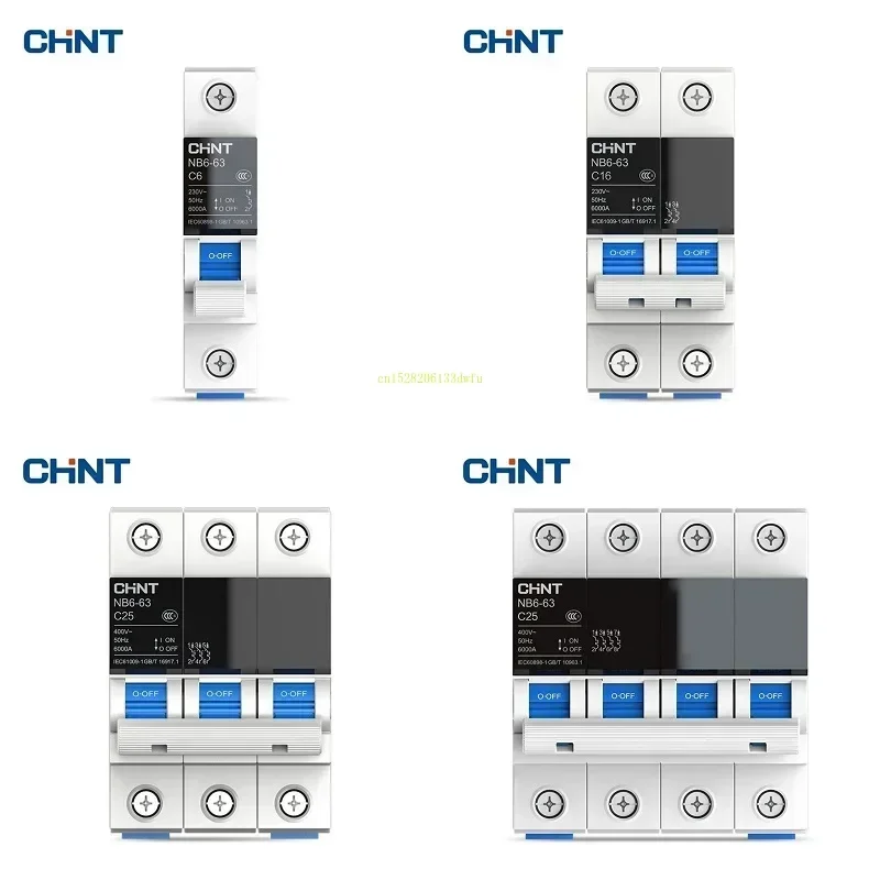 

CHNT CHINT NB6-63 DZ30 DZ40 EPN DPN TPN 1P 2P 3P 4P AC 230/400V ROCB Автоматический выключатель Монтаж на DIN-рейку Миниатюрный воздушный переключатель