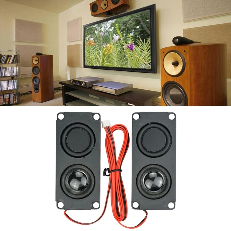 Фото 2шт аудиодинамик с одной диафрагмой бас компьютерный динамик DIY для домашнего кинотеатра №5