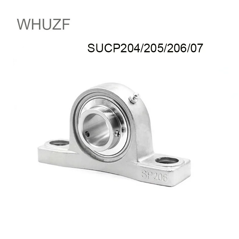 

WHUZF Imported Quality Outer Spherical Belt Vertical Seat Bearing UCP204 P205 P206 P207 P208 P209 Inner Diameter 12/15/17-90mm